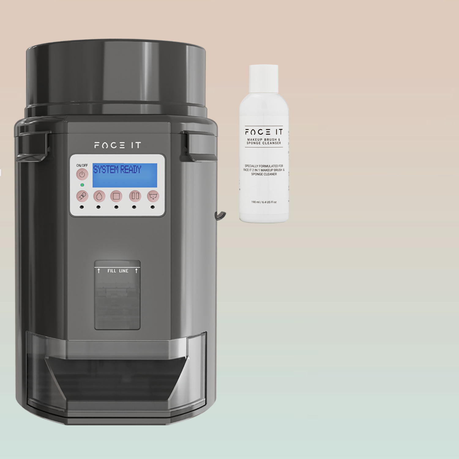 FACE IT MAKEUP BRUSH & SPONGE WASHING MACHINE