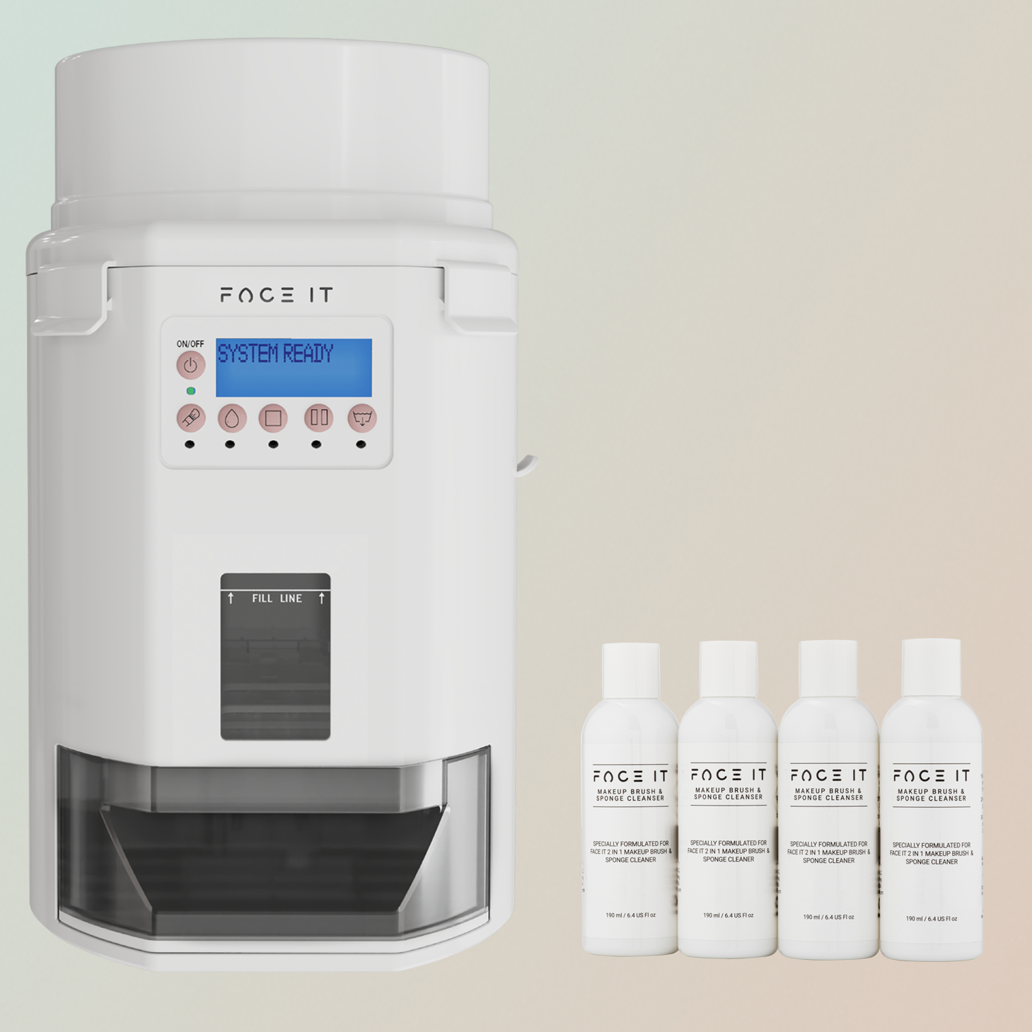 FACE IT MAKEUP BRUSH & SPONGE WASHING MACHINE