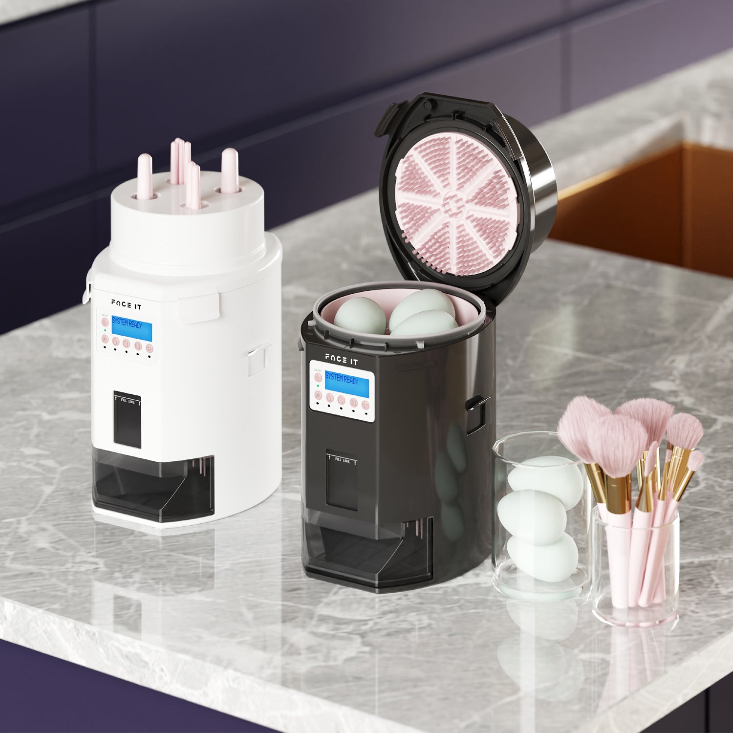 FACE IT MAKEUP BRUSH & SPONGE WASHING MACHINE