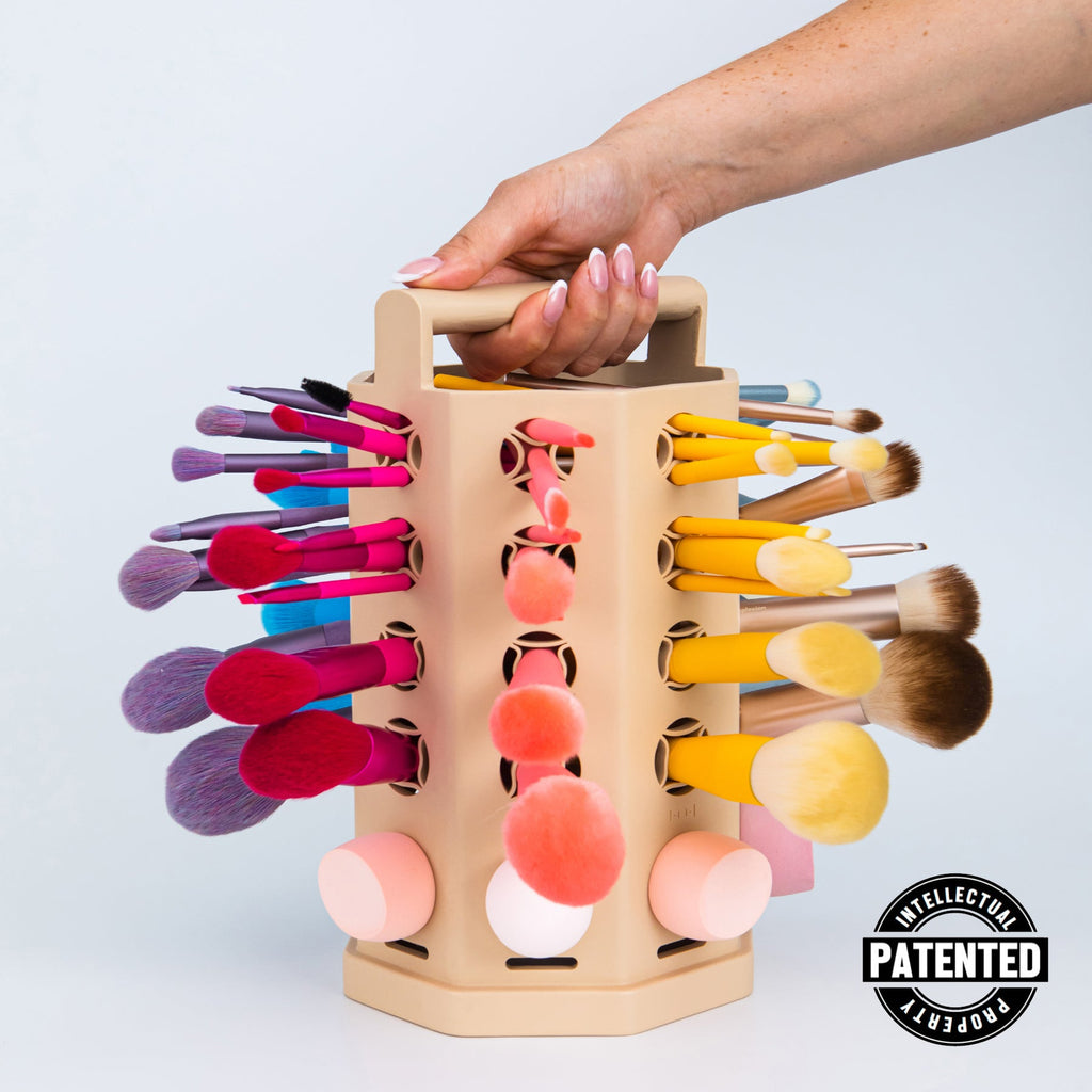 DIY: Makeup Brush Drying Rack 