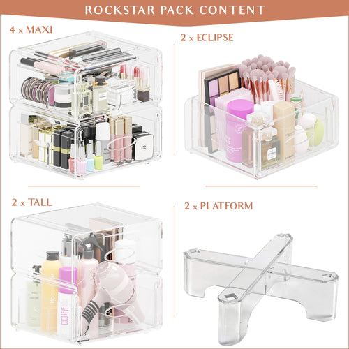 SEE ME ROCKSTAR PACK BEAUTY ORGANIZERS