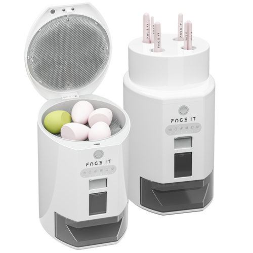 FACE IT 2-IN-1 MAKEUP BRUSH & SPONGE WASHING MACHINE